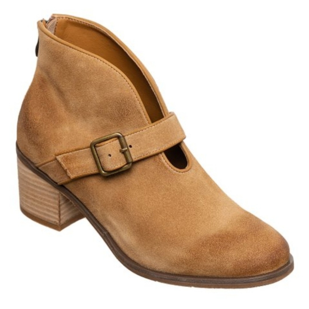 Antelope Taupe Chelly Suede Bootie